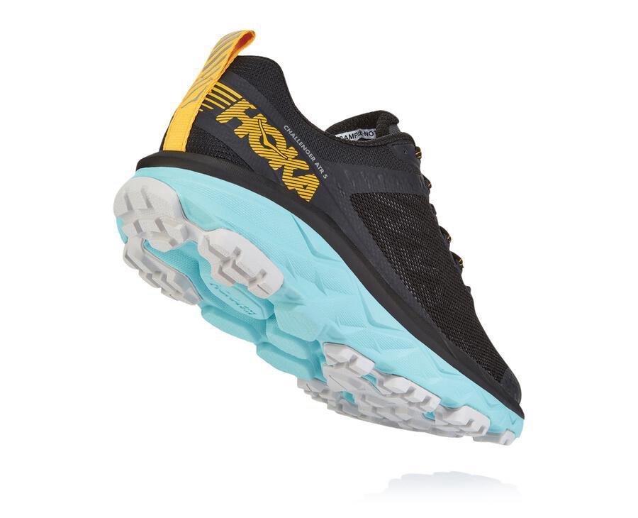 Hoka One One Womens Trail Shoes - Challenger ATR 5 - Black - YJTX28596